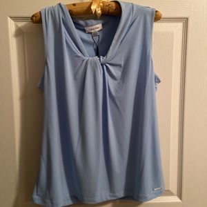 Calvin Klein light/baby blue blouse